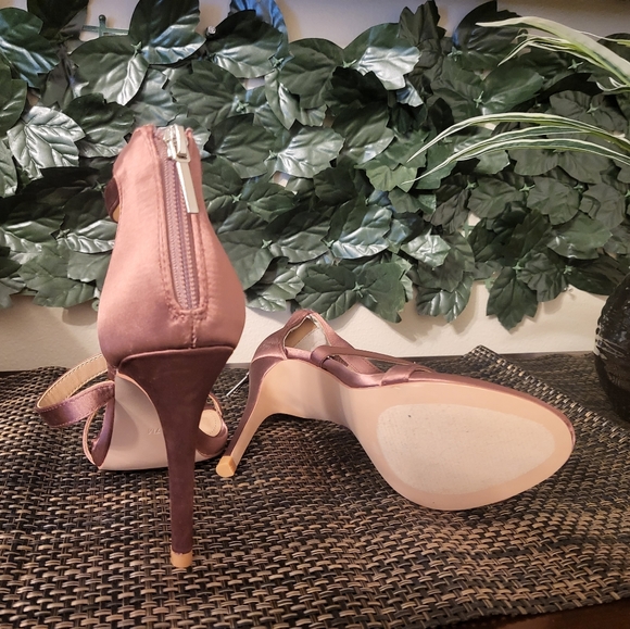 Sandals Tacón Stecy Pink gold. size  7M - Picture 3 of 5